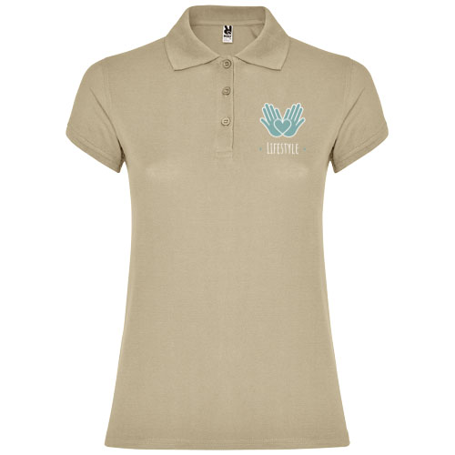 Roly Printed Star short sleeve women's polo Shirts