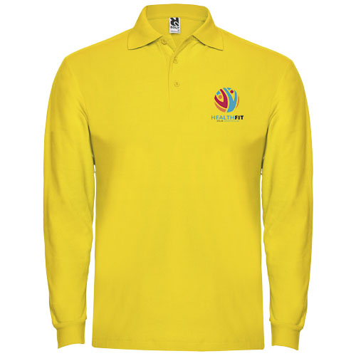 Roly Branded Estrella long sleeve men's polo Shirts