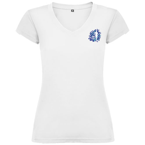 Roly Promotional Victoria short sleeve women's v-neck t-shirts
