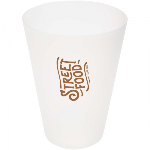 Printed Glastonbury 300 ml reusable plastic cup