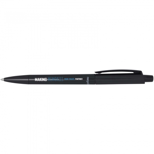 Branded Martha recycled plastic ballpoint pen (black ink)