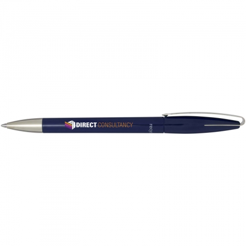 Ana recycled plastic ballpoint pen (blue ink)
