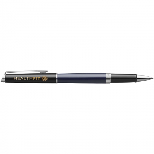 Hemisphere colour blocking rollerball pen with palladium trim (black ink)