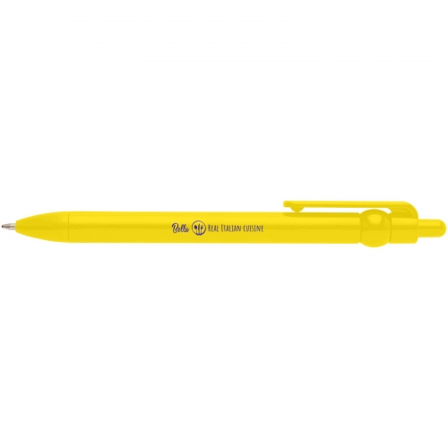 Printed Fidget recycled plastic ballpoint pen (black ink)