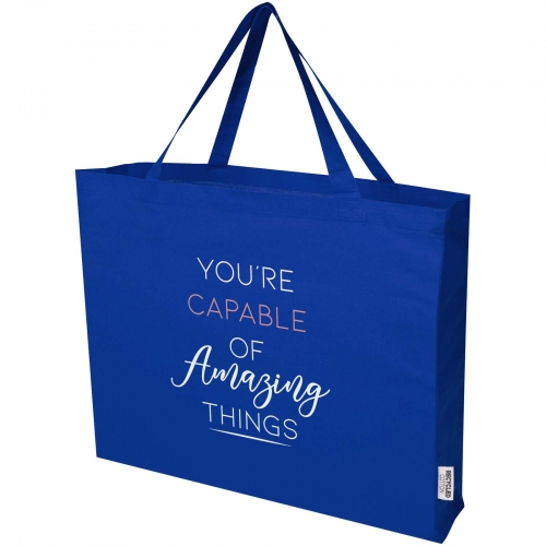 Odessa 220 G/m GRS Recycled Cotton Tote Bag 40L
