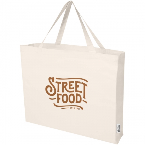Odessa 220 G/m GRS Recycled Cotton Tote Bag 40L