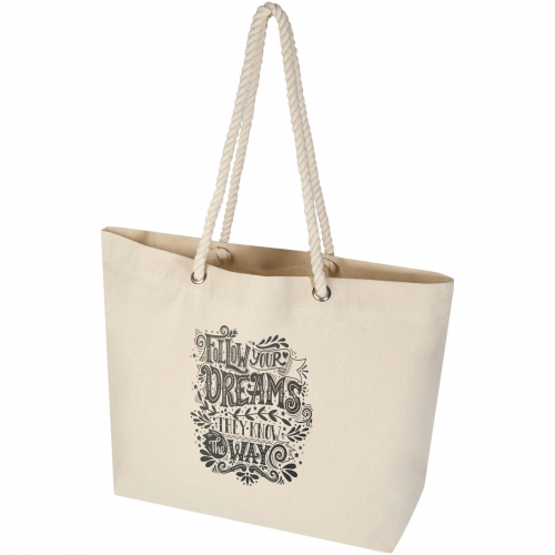Florida 270 g/mÂ² GRS recycled beach tote bag 18L