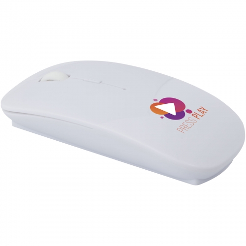 Printed Menlo RCS recycled plastic wireless mouse