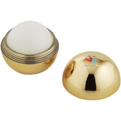 Custom Elena Lip Balm Silver Globe Shaped Vanilla Flavour SPF15