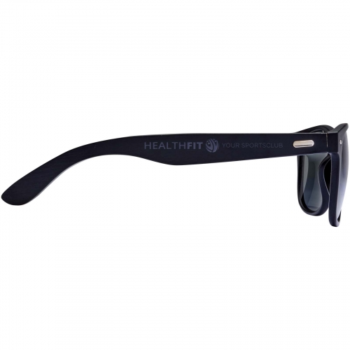 Arlo bamboo sunglasses with black coating