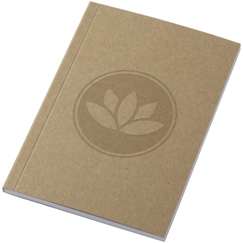 Branded Novella Austen A6 recycled soft cover kraft notebook - 50 sheets