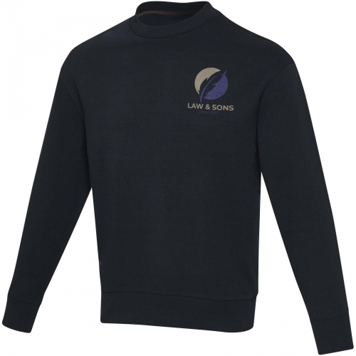 Customised Jet unisex Aware™ recycled crewneck sweater