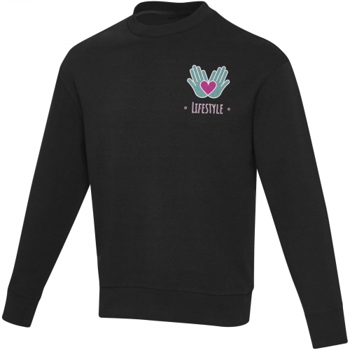 Customised Jet unisex Aware™ recycled crewneck sweater