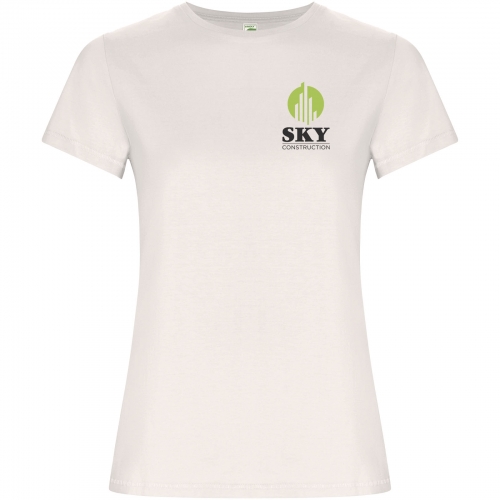 Golden short sleeve women's t-shirt