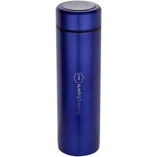 Taylor 450 ml double wall stainless steel flask with tea strainer