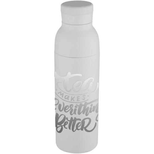 Illuminate 650 ml RCS recycled stainlesss steel double wall insulated water bottle