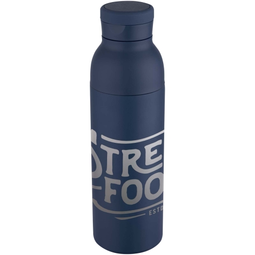 Illuminate 650 ml RCS recycled stainlesss steel double wall insulated water bottle