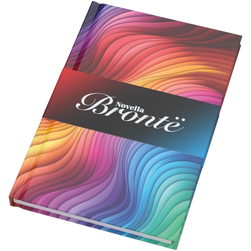 Novella BrontÃ« A5 glossy hard cover notebook - 100 sheets - Custom Logo