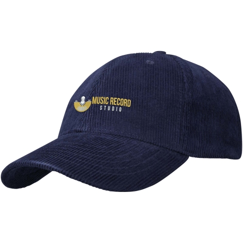 Hutton 6 panel 280 g/mÂ² recycled corduroy cap