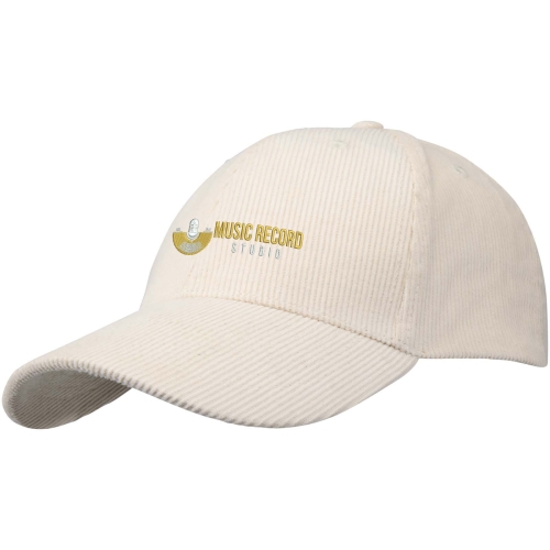 Hutton 6 panel 280 g/mÂ² recycled corduroy cap
