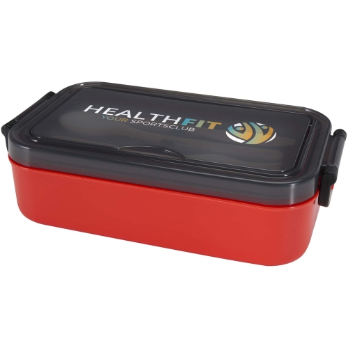 Snappy 1000 ml lunch box and cutlery set - Custom Logo