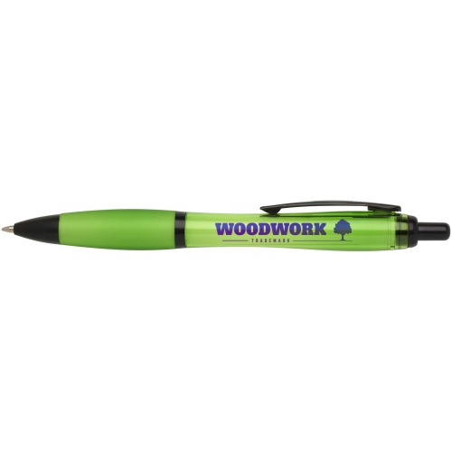 Nash recycled plastic ballpoint pen with black trims (black ink)