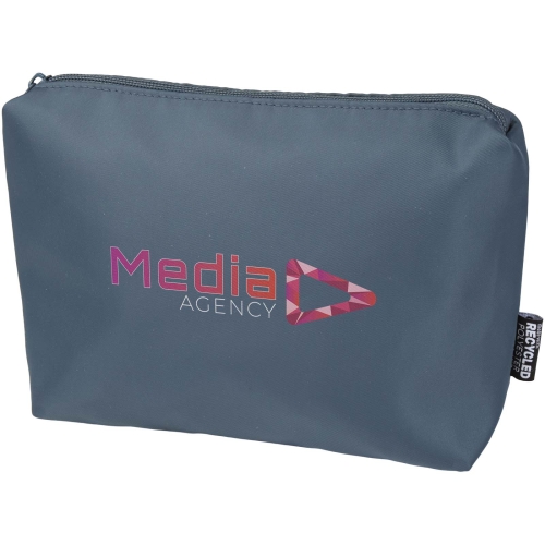 Promotional Trip Aware™ recycled travel toiletry pouch 2L