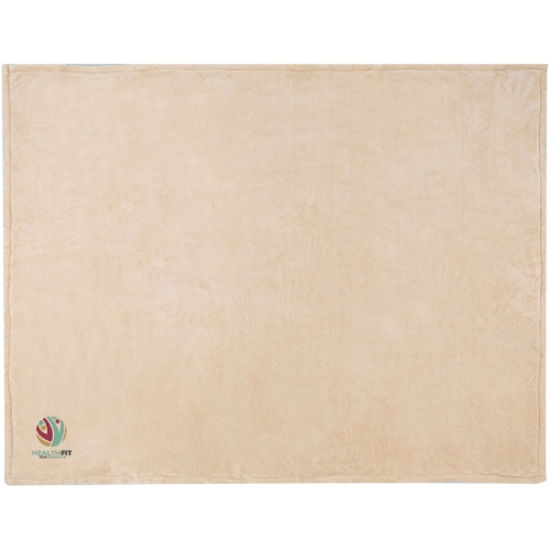 Custom Eco Ashen GRS recycled sherpa blanket