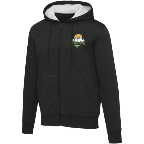 Branded Natron 320 g/mÂ² sherpa full-zip hoodie