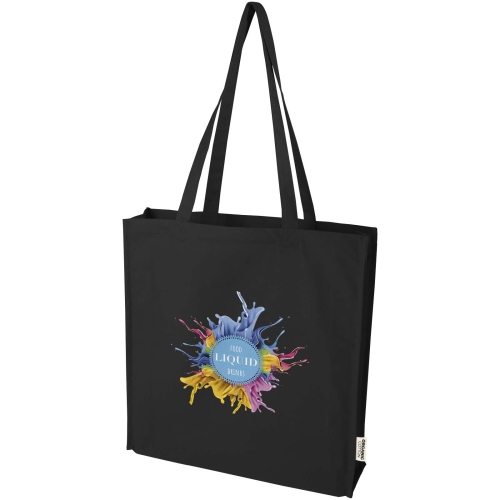 Odisha 180 g/mÂ² OCS organic full gusset tote bag 14L with Custom Logo