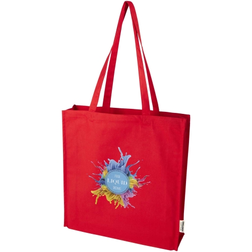 Odisha 180 g/mÂ² OCS organic full gusset tote bag 14L with Custom Logo
