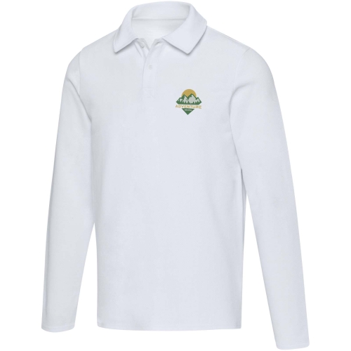 Apollo 245 g/mÂ² long sleeve unisex polo with Custom Logo