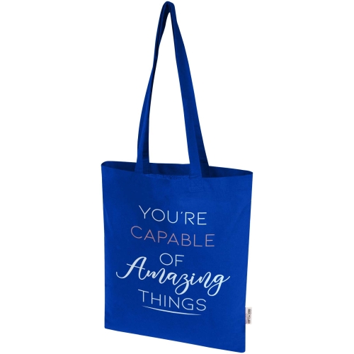 Peru Blend 180 g/mÂ² GRS recycled cotton tote bag 7L