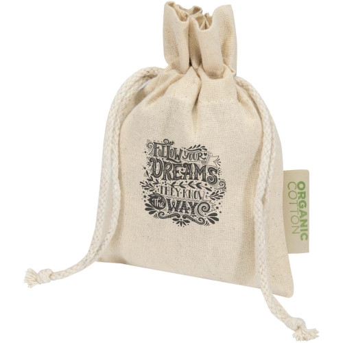 Odisha 140 g/mÂ² OCS organic gift bag - 15 x 10 cm