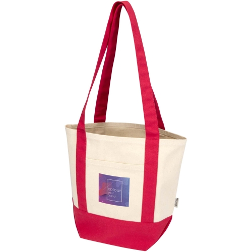 Sam 320 g/mÂ² GRS recycled mini cotton tote bag