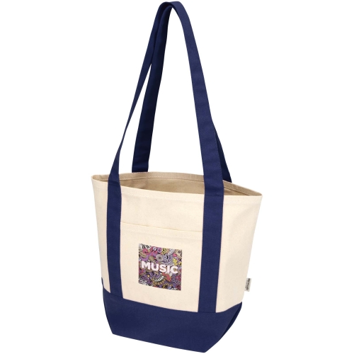 Sam 320 g/mÂ² GRS recycled mini cotton tote bag