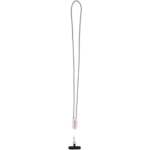 Promotional Anser recycled plastic smartphone lanyard with 27W 5-in-1 built-in cable