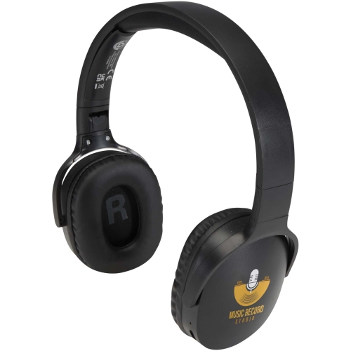 Ancha recycled plastic over-ear wireless Bluetooth headset