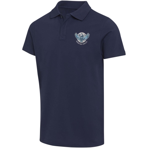 Graphite 180 g/mÂ² short sleeve unisex OCS organic polo - Custom Logo