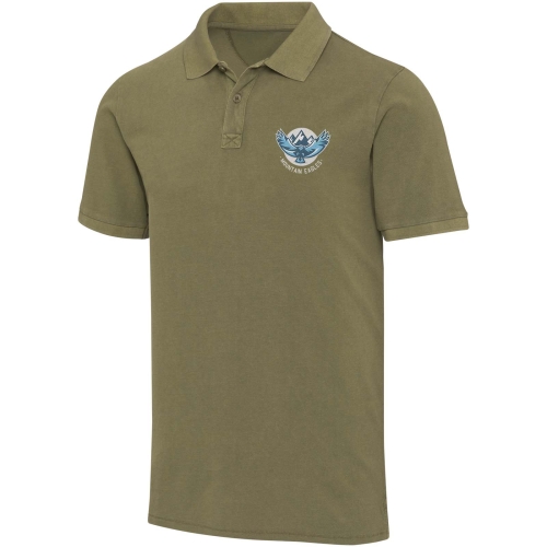 Branded Calgary 200 g/m2 washed men's polo