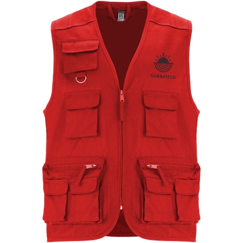 Venera 200 g/m2 v-neck multi-pocket workwear vest