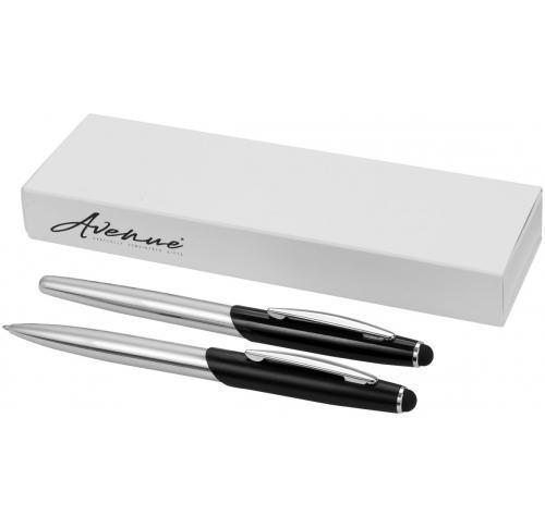 Geneva stylus ballpoint pen and rollerball pen gift