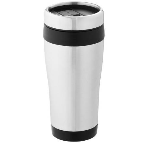 Branded Stainless Steel Elwood Insulating Thermal Coffee Travel Mug 470ml