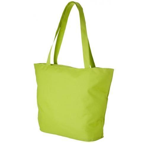 Zippered Tote Bags Custom Beach Bag Panama Polyester