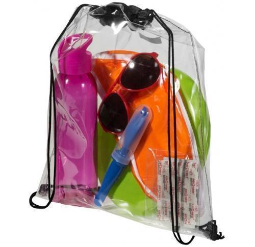 Clear PVC Drawstring Stadium Bags