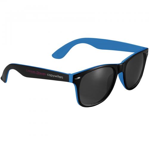Branded Sun Ray Sunglasses With Two Coloured Tones 