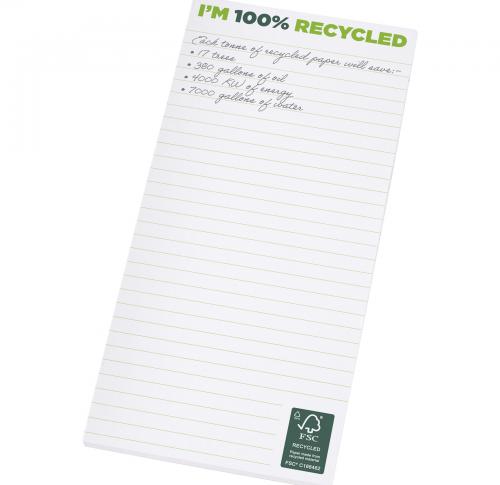  1/3 A4 Desk-Mate® Notepad Recycled 25 Sheets