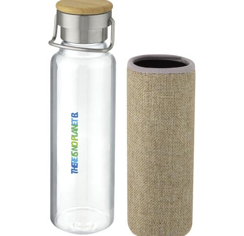 Branded Glass Water Bottle With Neoprene Sleeve 660 Ml