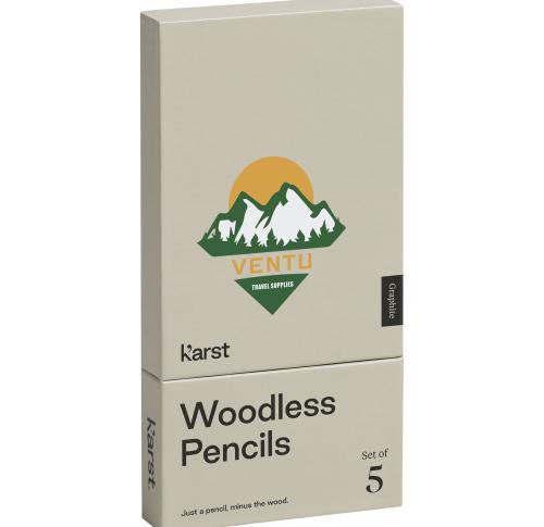 K'arst® 5-pack 2B woodless graphite pencils
