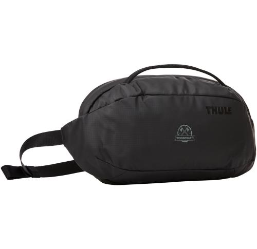 Anti Theft Bum Bags  - Black Thule Waist Pack Printed Logo